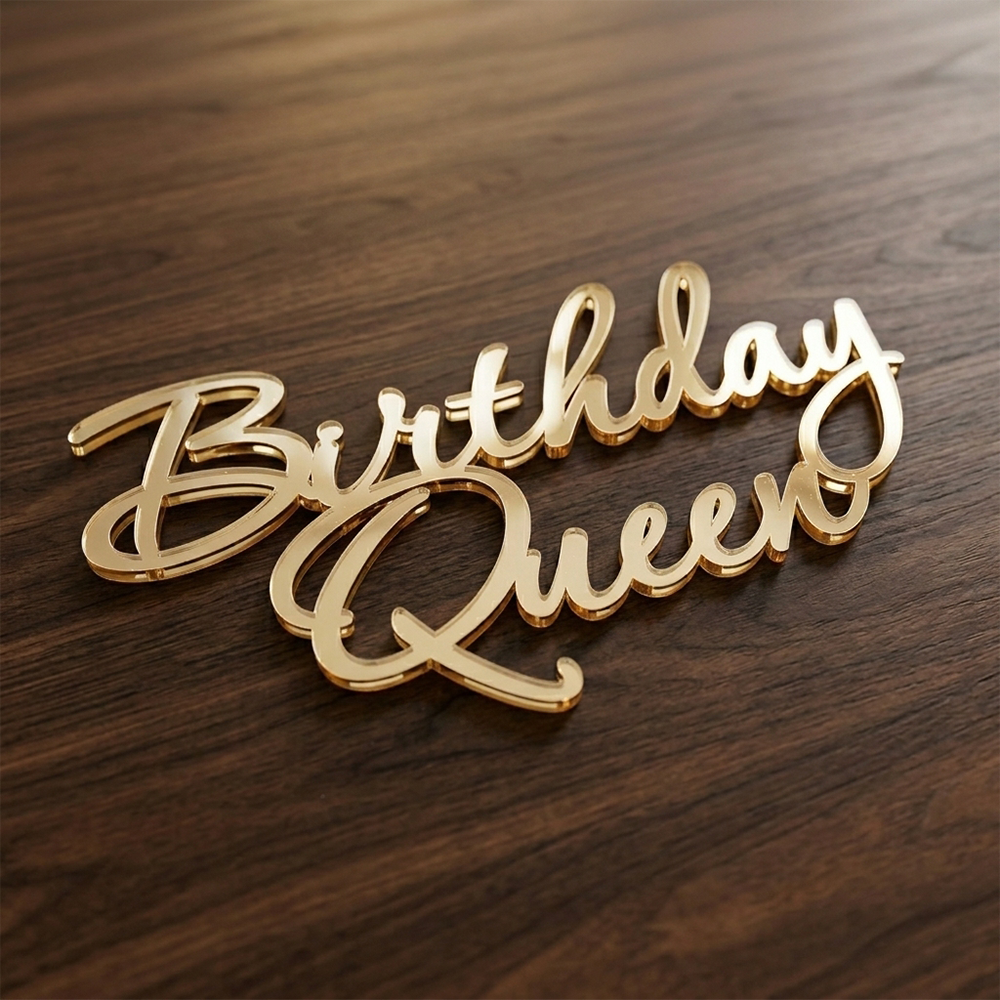 Cake Topper – Birthday Queen