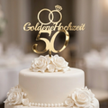 Cake Topper - Golden Wedding 50