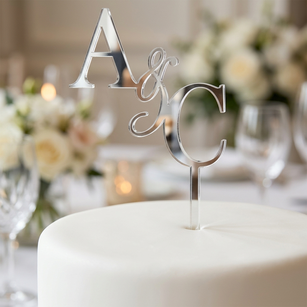 Cake Topper – Personalized Initials
