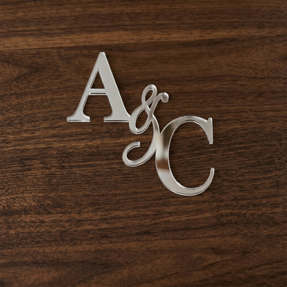 Cake Topper – Personalized Initials